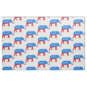 Rot-Weiß-Blauer Republikaner Elefant Patriotic Stoff (Fat Quarter (45,7 x 55,9 cm))