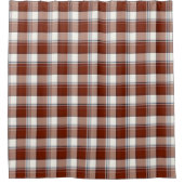 Rot, Weiß, Blue Multi Thread Kariert Duschvorhang (Vorderseite)