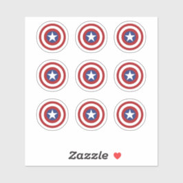 Rot/Weiß/Blue Star Round-Target-Aufkleber Aufkleber