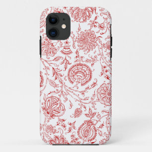Rot-Weiß-Blume Case-Mate iPhone Hülle