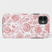 Rot-Weiß-Blume Case-Mate iPhone Hülle (Rückseite (Horizontal))