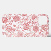 Rot-Weiß-Blume Case-Mate iPhone Hülle (Rückseite (Horizontal))