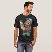 Rot Weiß & Bruh T-Shirt (Vorne ganz)