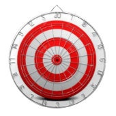 Rot weiß dartscheibe (vorne)