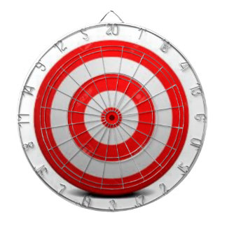 Rot weiß dartscheibe