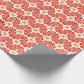 Rot-Weiß-Design Geschenkpapier (Ecke)