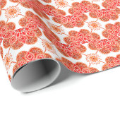 Rot-Weiß-Design Geschenkpapier (Rolleneckpunkt)