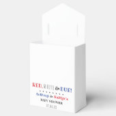 Rot, Weiß & Due! Babydusche am 4. Juli Geschenkschachtel (Geöffnet)