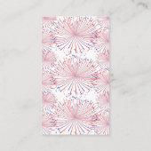 Rot, Weiß & Due! Babyduschenbuch 4. Juli Begleitkarte (Rückseite)