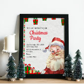 Rot-Weiß-Einladung Weihnachten Einladung