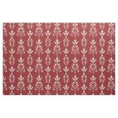 Rot-weiß-elegantes Damastmuster Stoff (Fat Quarter (45,7 x 55,9 cm))