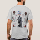 Rot Weiß Funkelgrau T-Shirt (Rückseite)