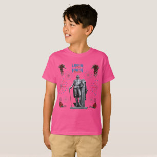 Rot Weiß Funkeln heißes Rosa T-Shirt