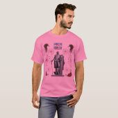 Rot Weiß Funkelnd Rosa T-Shirt (Vorne ganz)