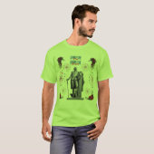 Rot-Weiß-Funkelnde Limette T-Shirt (Vorne ganz)