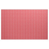 Rot-Weiß geflügeltes Herzen-Muster Stoff (Yard (91,4 cm))