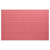 Rot-Weiß geflügeltes Herzen-Muster Stoff (Fat Quarter (45,7 x 55,9 cm))