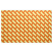 Rot-Weiß-Gelb kariertes Musterdesign Stoff (Yard (91,4 cm))
