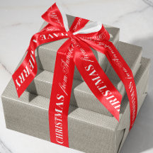 Rot-Weiß gemischte Schriftart Frohe Weihnachten Ge