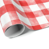 Rot-Weiß-Gestreift Geburtstag Geschenkpapier (Rolleneckpunkt)