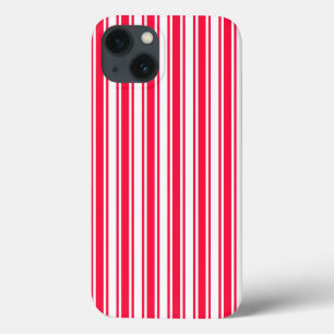 Rot-weiß gestreifte Case-Mate iPhone-Hülle iPhone Hülle