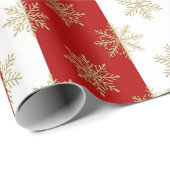 Rot-Weiß-Gestreifte Feier Geschenkpapier (Rolleneckpunkt)