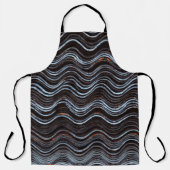 Rot-weiß gestreifte Textilien Schürze (Vorderseite)