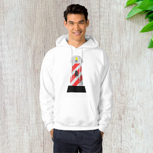 Rot-Weiß gestreifter Leuchtturm Hoodie