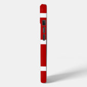 Rot-Weiß gestreiftes Handyhülle Case-Mate iPhone Hülle (Rückseite / Links)