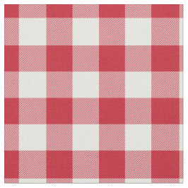 Rot-Weiß Gingham Karo Stoff
