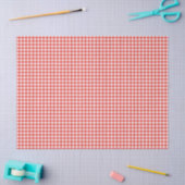 Rot-Weiß Gingham Seidenpapier (Basteln)