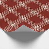 Rot & Weiß - Groß Geschenkpapier (Ecke)