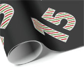 Rot, Weiß, Grün "15" 15. Veranstaltung am Weihnach Geschenkpapier (Rolleneckpunkt)