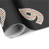 Rot, Weiß, Grün "9" 9. Veranstaltung am Weihnachts Geschenkpapier (Rolleneckpunkt)