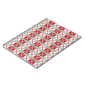 Rot, Weiß, grün Lettisch Lettische Volkskunst Notizblock (Linke Seite)