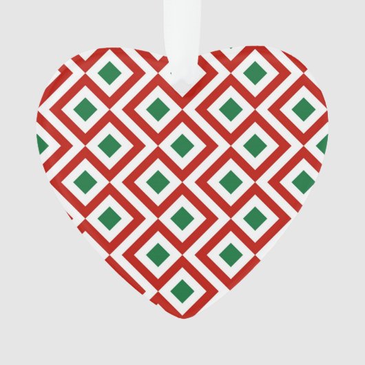 Rot, Weiß, Grün Ornament (Vorderseite)