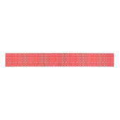 Rot-Weiß-Herzen-Muster Ripsband (Vorderseite)