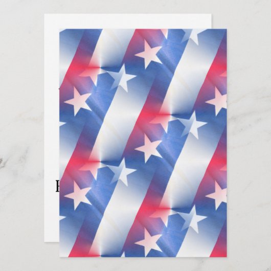 Rot-Weiß-Hochzeit Einladung (Vorne/Hinten)