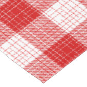 Rot-Weiß-Karo-Design mit fettem Muster Tischdecke (Schrägansicht)