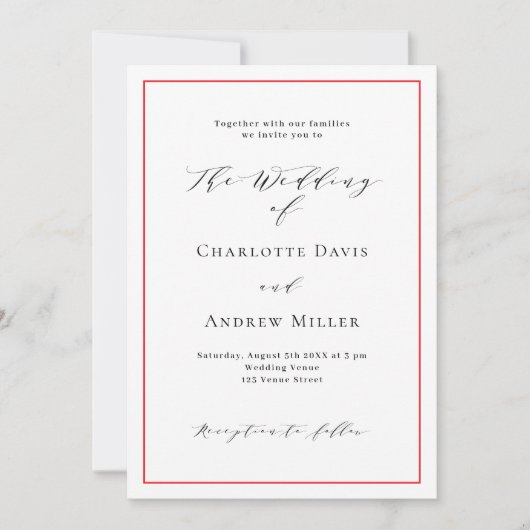 Rot-Weiß-Klassiker mit QR-UAWG Einladung (Vorderseite)