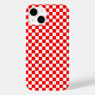 Rot-Weiß-Klassisches Schachbrett von STaylor Case-Mate iPhone 14 Hülle