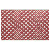 Rot-weiß Koi Fisch Orientalisches Muster Stoff (Yard (91,4 cm))
