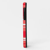 Rot-Weiß-Malkunst Case-Mate iPhone Hülle (Hinten/Links)