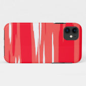 Rot-Weiß-Malkunst Case-Mate iPhone Hülle (Rückseite (Horizontal))