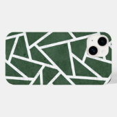 Rot-Weiß-Mosaikmuster Case-Mate iPhone Hülle (Rückseite (Horizontal))