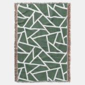 Rot-Weiß-Mosaikmuster Decke (Vorderseite Vertikal)