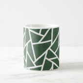 Rot-Weiß-Mosaikmuster Kaffeetasse (Mittel)