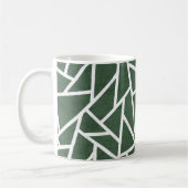 Rot-Weiß-Mosaikmuster Kaffeetasse (Links)