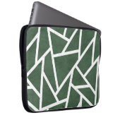 Rot-Weiß-Mosaikmuster Laptopschutzhülle (Vorne Rechts)