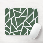 Rot-Weiß-Mosaikmuster Mousepad (Mit Mouse)